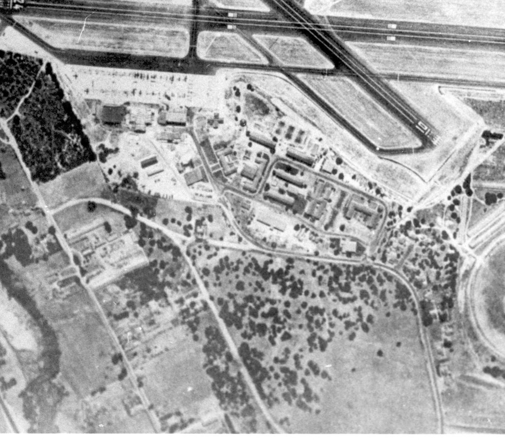 Aerial photograph of Casanova Oak Knoll Neighborhood Circa 1946